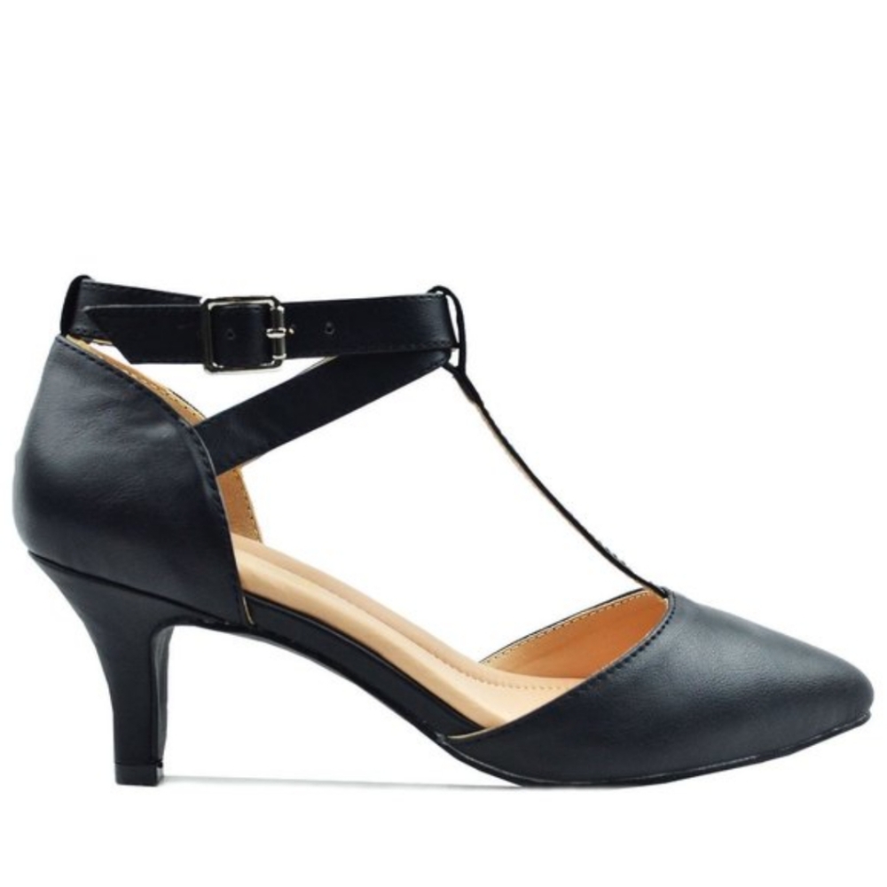 Chase + Chloe anke strap Heeled Pumps